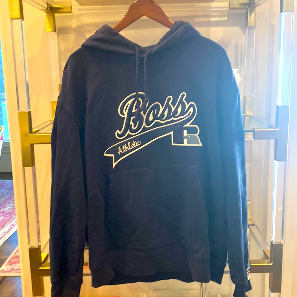 Hugo Boss navy hoodie